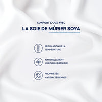 Draps en Soie Naturelle Soya