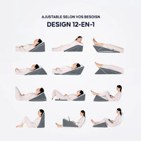 Ensemble d'Oreillers Réglables