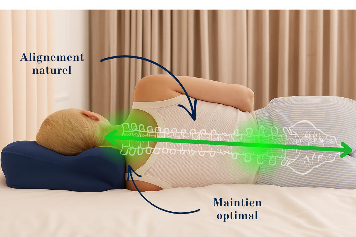 Maintien optimal avec l’oreiller SOYA